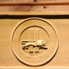 Detroit Lions 1961-1969 Circle Wood Sign - Legacy Edition