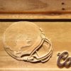 Detroit Lions Coors Light Helmet Wood Sign