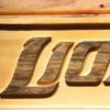 Detroit Lions Text Wood Sign