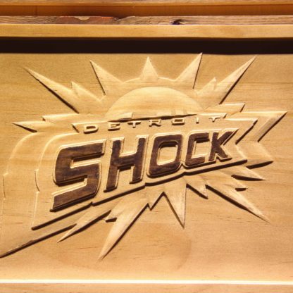 Detroit Shock Wood Sign neon sign LED