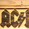 AC/DC Wood Sign
