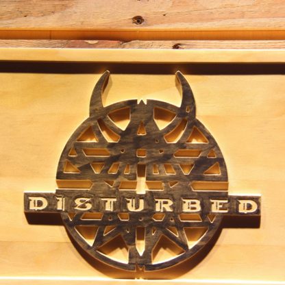 Disturbed Wood Sign neon sign LED