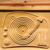 DJ Turntable Wood Sign