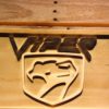 Dodge Viper Wood Sign