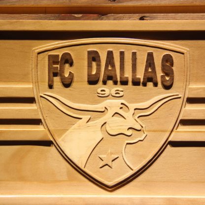 FC Dallas Wood Sign neon sign LED