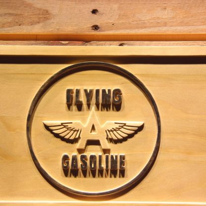 Flying A Gasoline Wood Sign neon sign LED