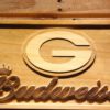 Green Bay Packers Budweiser Wood Sign