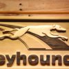 Greyhound Wood Sign