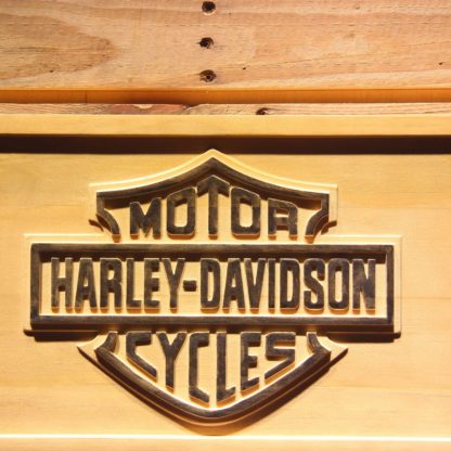 Harley Davidson Wood Sign neon sign LED