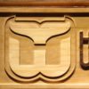 Hartford Whalers Wood Sign
