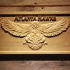 Atlanta Hawks Wood Sign - Legacy Edition