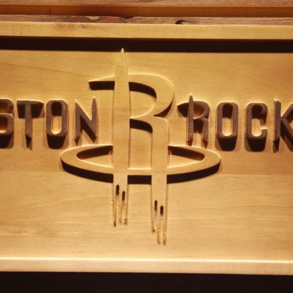 Houston Rockets Wood Sign neon sign LED