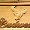 Houston Texans Budweiser Wood Sign