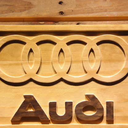 Audi Wood Sign neon sign LED