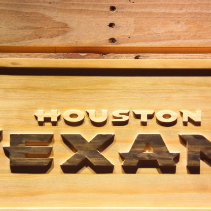 Houston Texans Text Wood Sign neon sign LED