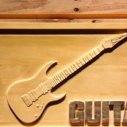 Ibanez Guitar Wood Sign neon sign LED