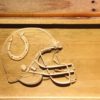 Indianapolis Colts Helmet Wood Sign