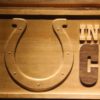 Indianapolis Colts Wood Sign