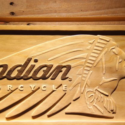 Indian Chief Wood Sign neon sign LED