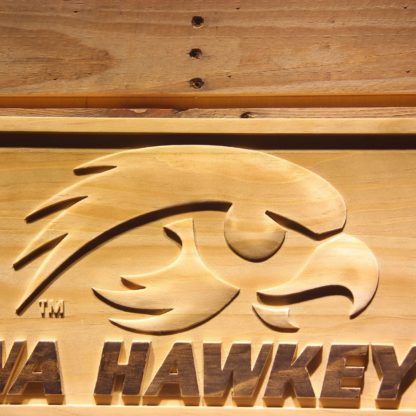 Iowa Hawkeyes Wood Sign neon sign LED