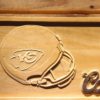 Kansas City Chiefs Coors Light Helmet Wood Sign