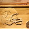 Kansas City Chiefs Helmet Wood Sign