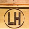 Kansas City Chiefs Lamar Hunt Memorial Wood Sign