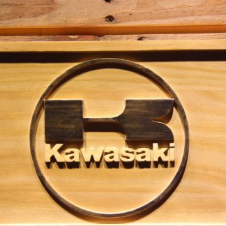 Kawasaki Wood Sign neon sign LED