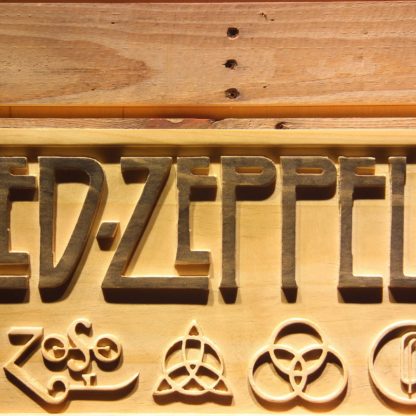 Led Zeppelin Wood Sign neon sign LED