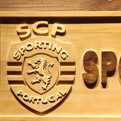 Lisbon Sporting Clube de Portugal Wood Sign neon sign LED