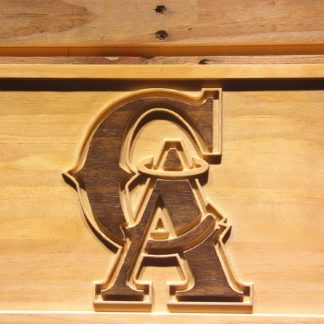 Los Angeles Angels of Anaheim 1995-1996 Logo Wood Sign - Legacy Edition neon sign LED