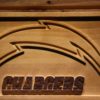Los Angeles Chargers Wood Sign
