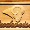 Los Angeles Rams Budweiser Wood Sign