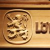 Lowenbrau Wood Sign