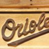 Baltimore Orioles 7 Wood Sign