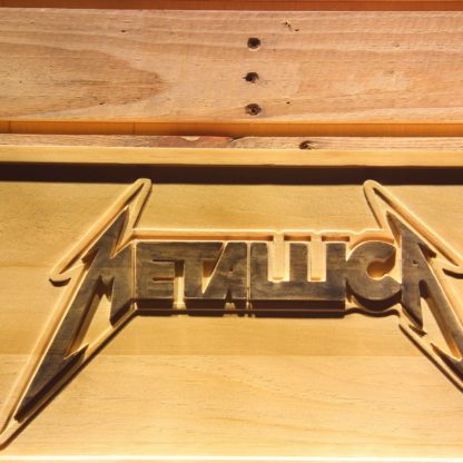 Metallica Wood Sign neon sign LED