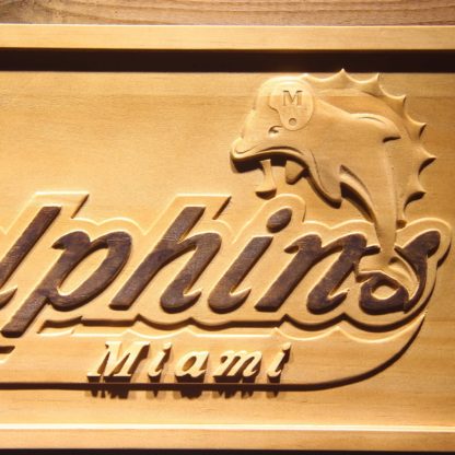 Miami Dolphins Wood Sign - Legacy Edition neon sign LED