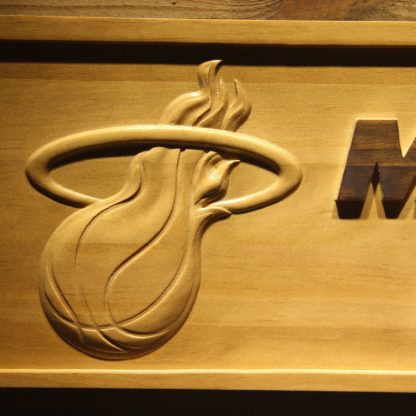 Miami Heat Wood Sign neon sign LED