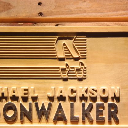 Michael Jackson Moonwalker Bars Wood Sign neon sign LED