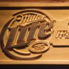 Miller Lite - Miller Time Guitar Wood Sign