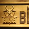 Milwaukee Bucks Wood Sign - Legacy Edition