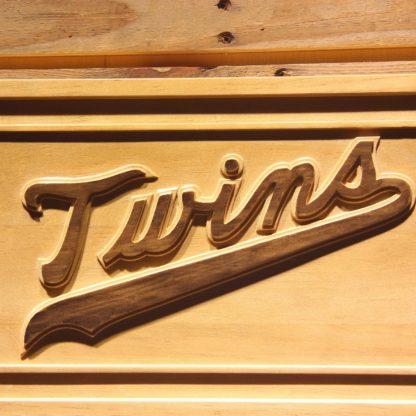 Minnesota Twins 8 Wood Sign - Legacy Edition neon sign LED