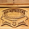 Minnesota Twins HHH Metrodome Logo Wood Sign - Legacy Edition