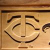 Minnesota Twins Wood Sign
