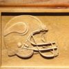 Minnesota Vikings Helmet Wood Sign