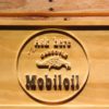 Mobiloil Wood Sign