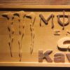 Monster Energy Cernic Kawasaki Wood Sign