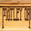 Motley Crue Wood Sign