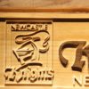 Newcastle Knights Wood Sign