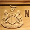 Newcastle United FC Wood Sign